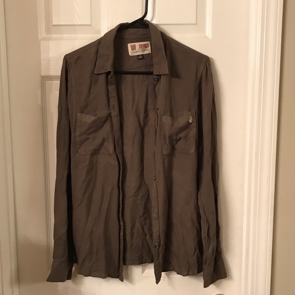 Volcom long sleeve button up